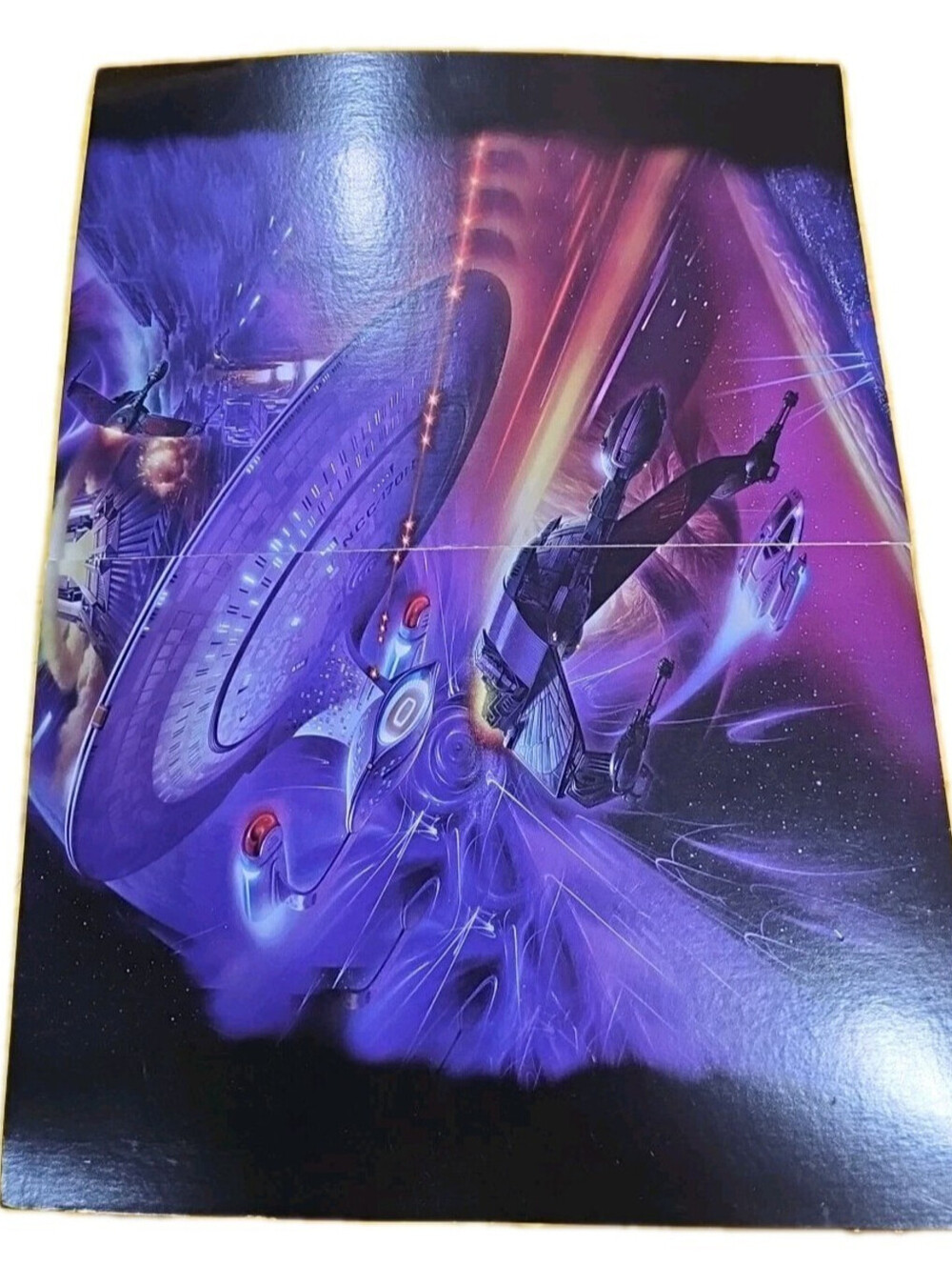 Original Star Trek Experience premier poster 1/4/1998 Hilton Las Vegas no holes